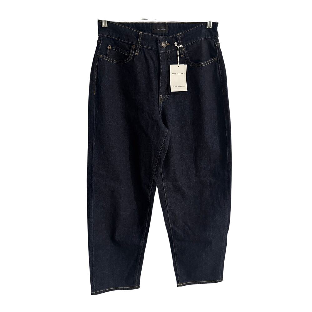 Free Assembly‎ Women's Plus Wide Leg Jeans with Pockets - Size: 2